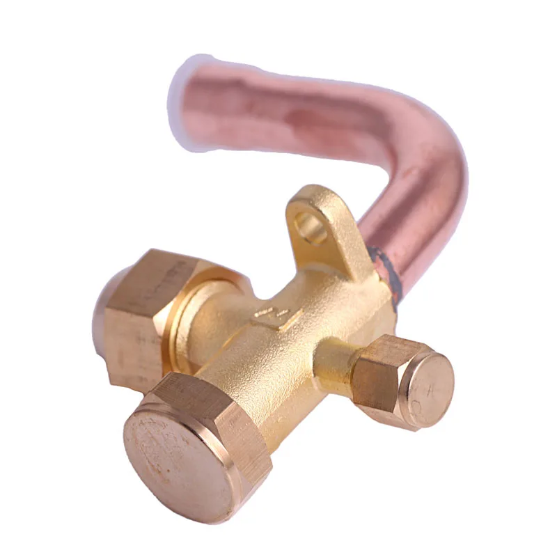 AC refrigerant air conditioner service valve at different size 1/4 1/2 3/8 5/8 for split A/C