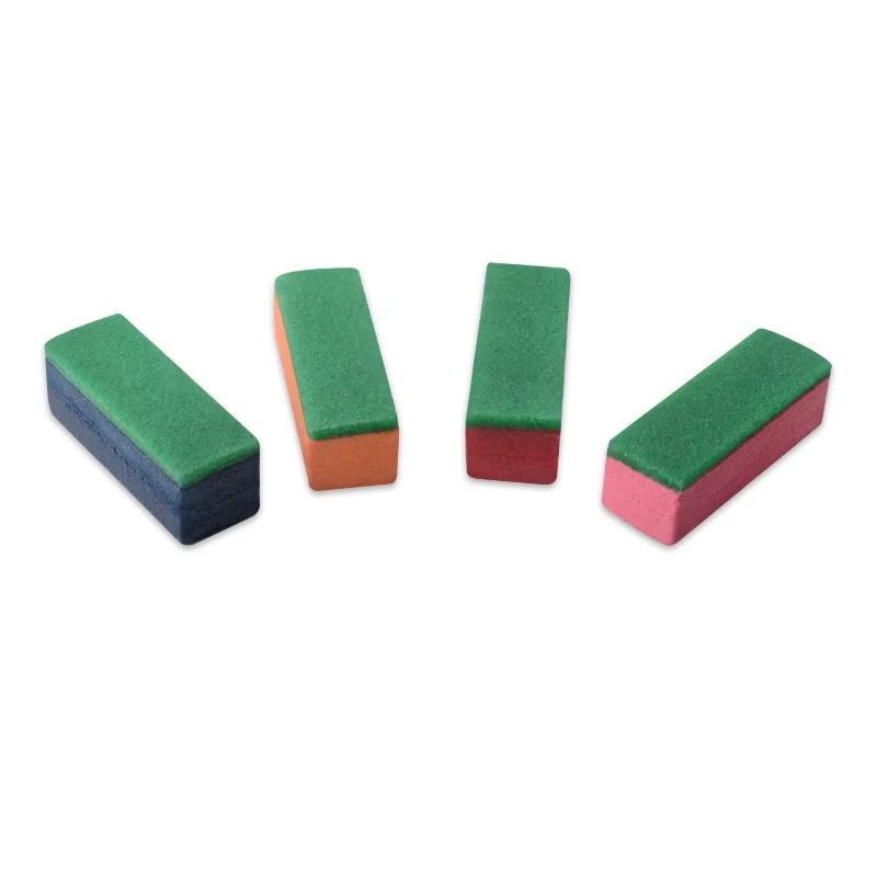 Colors sandwich style skateboard sandpaper rubber eraser for griptape