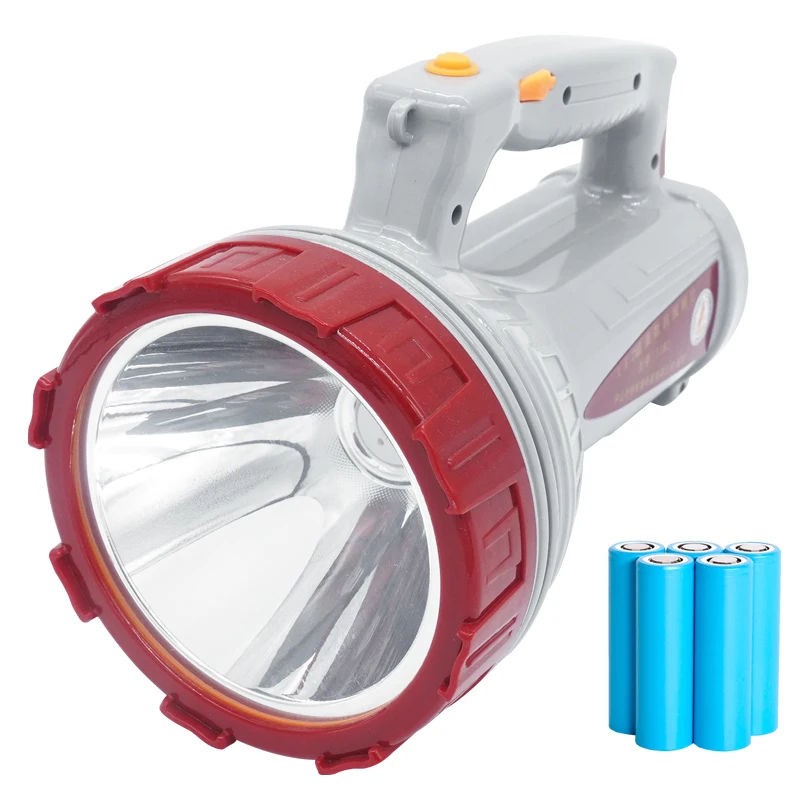 China Factory 200W LED Handheld Portable Lithium Battery Battery LED Rechargeable Searchlight