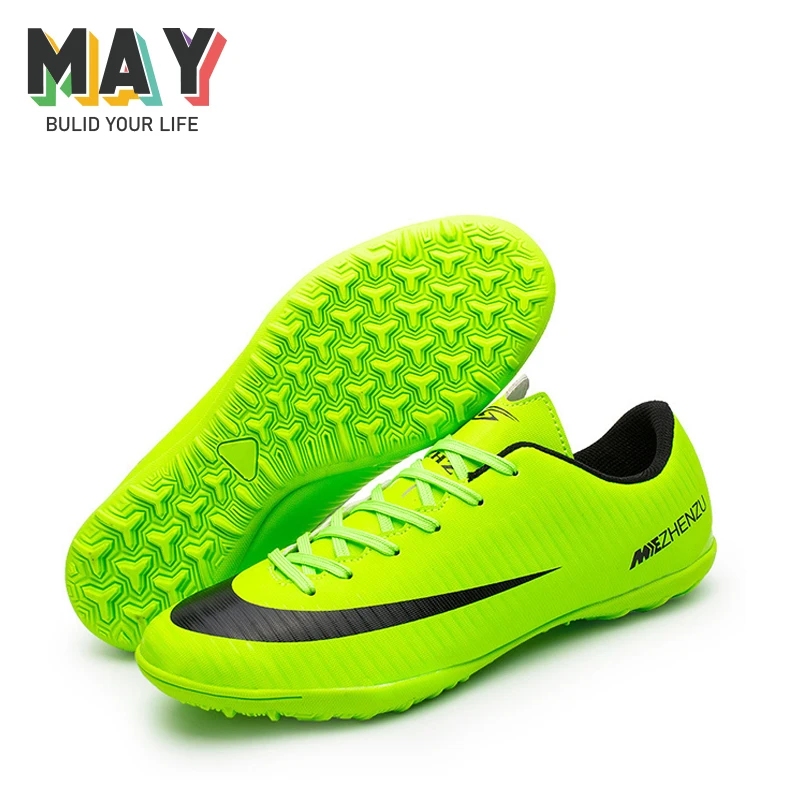 Rubber sole New Design Man Football Boot Cheap men indoor training shoes