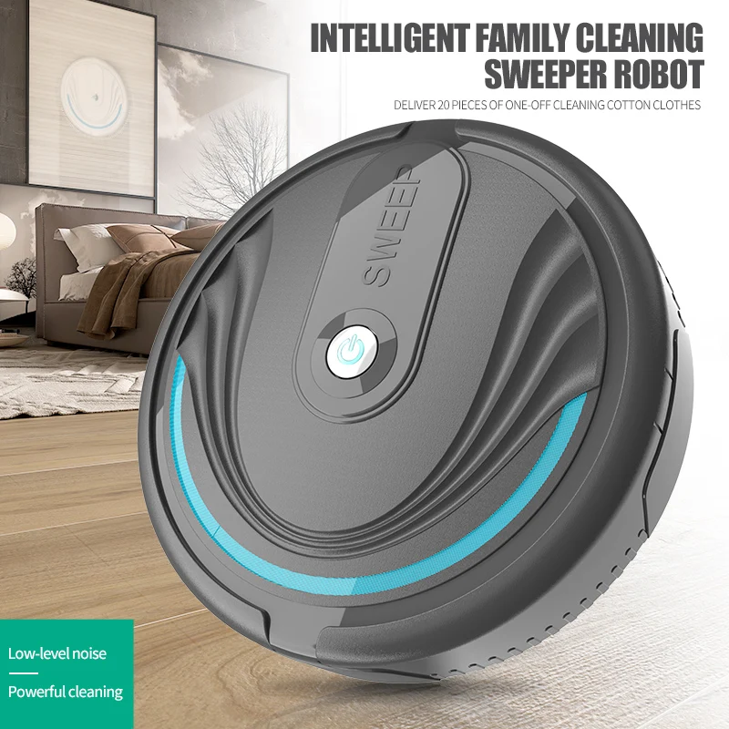 DWI Smart Robot Vacuum Cleaner Auto Floor Cleaning Toy- Sweeping Mop Vaccuum