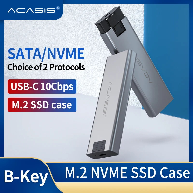  Корпус для внешнего твердотельного накопителя ACASIS M.2 USB 3 1 gen2 Type C