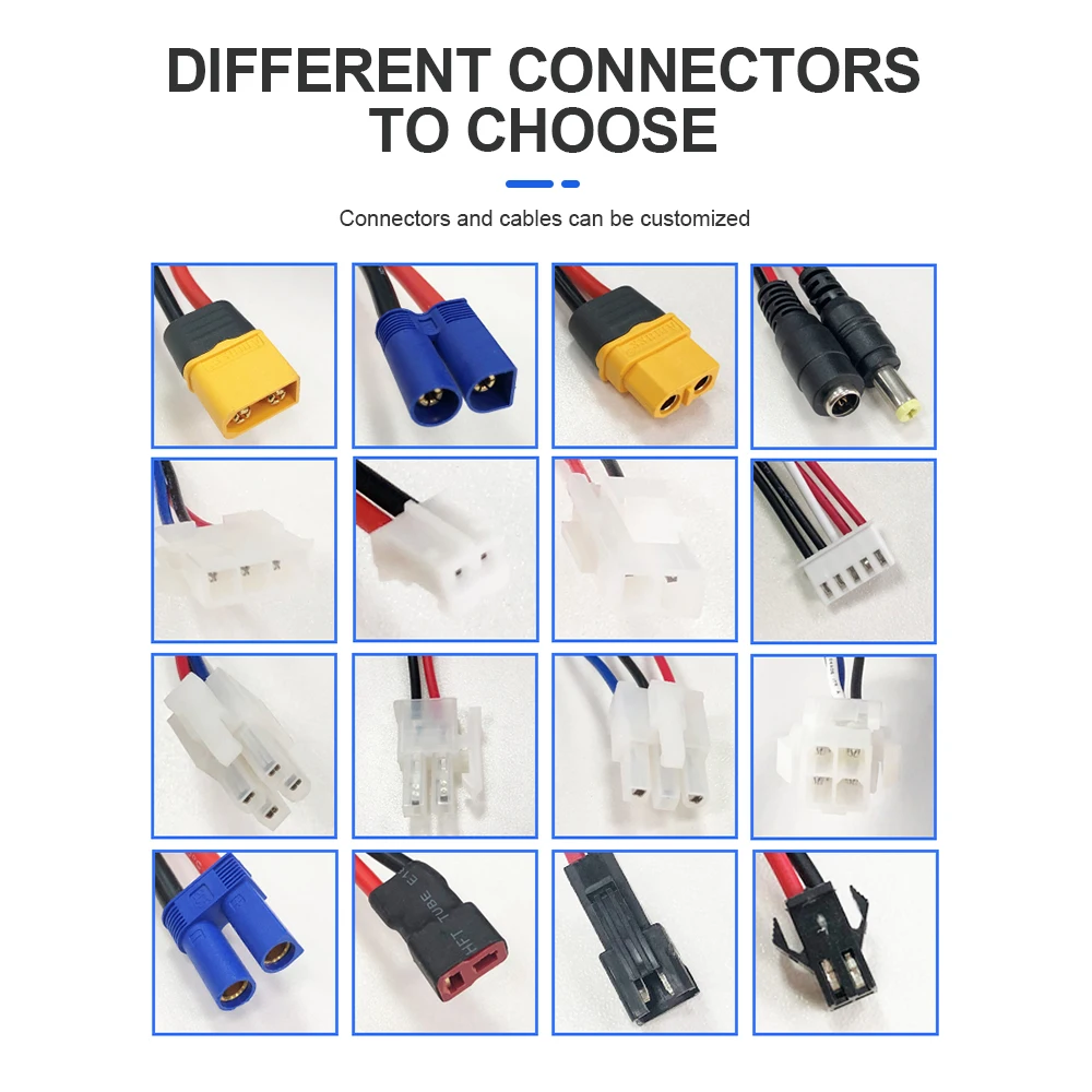 Customization PVC Heat Shrink Tubing 3.7V 7.4V 11.1V 4500mah 5000mah 9000mah  batterie lfp pin 21700 18650 lithium ion cell