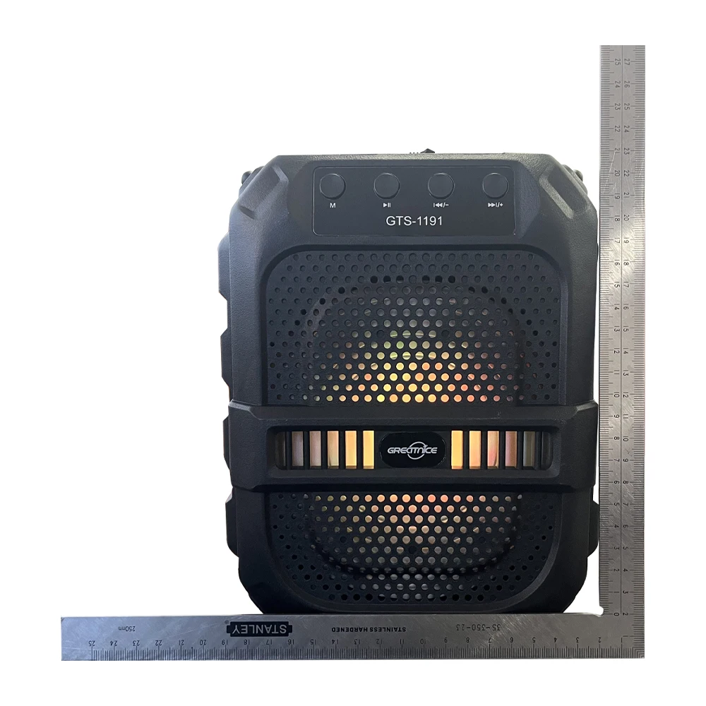 Best Selling Products 2023 Subwoofers Car Audio with Belt Wireless Kts Amplifiers Radio FM AM Mp3 Player Dj Outdoor Loud speaker