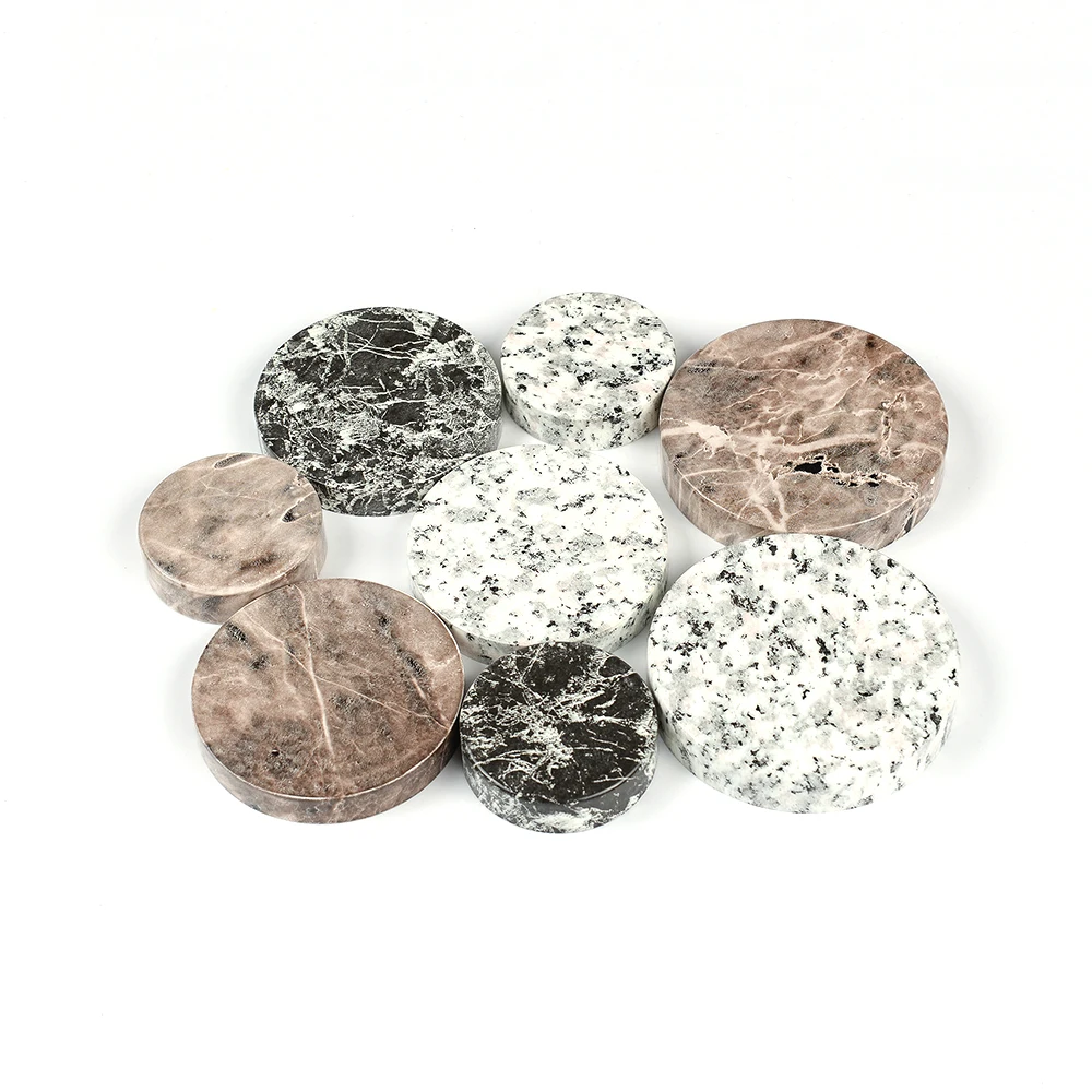 Factory Price GENSYU Luxury Customized Size Marble Pattern Cap For Protein Powder Bottle