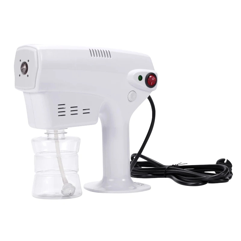 
High Quality Cheap Price Portable Blu-Ray Anion 260ml Nano Spray Gun Nano Sterilizing Steam Gun 10pcs/carton LYXC-26 