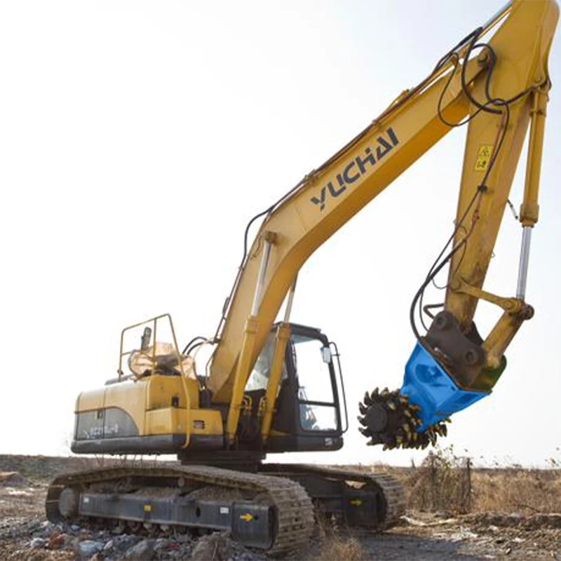 Municipal Works Trenching Drum Cutter To Suit 5-9 Ton Excavator Drum Cutter Hydraulic Drum Cutter