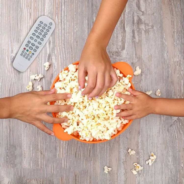 Hot Custom Collapsible  Maker Silicone Microwave Popcorn Maker Popper