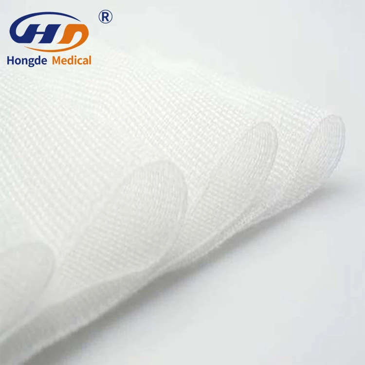 Medical Disposable custom hospital medical selvage gauze bandage porous gauze bandage