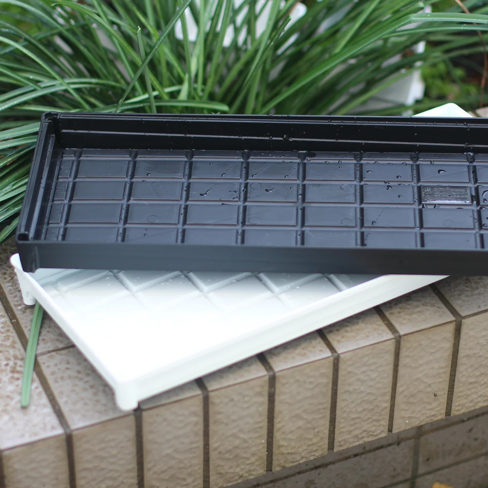 
High Quality Wholesale Drain Cheap Food Plastic Tray For green planter /succulents tray 