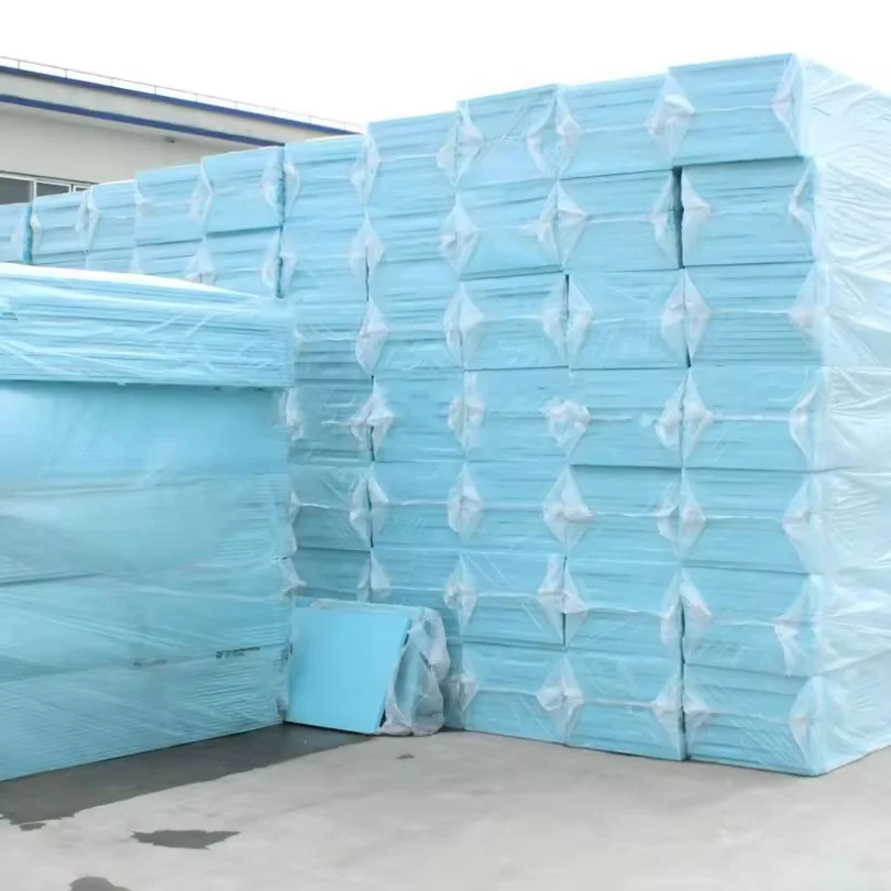 Blue XPS board thermal Insulation Rigid Foam Extruded Polystyrene board for room