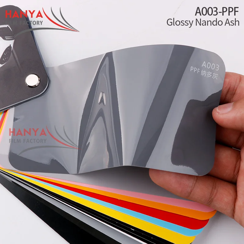 Color Car Warp PPF Glossy Battleship grey Auto Film Self-healing Paint Protection purple vinyl wrap self healing coating