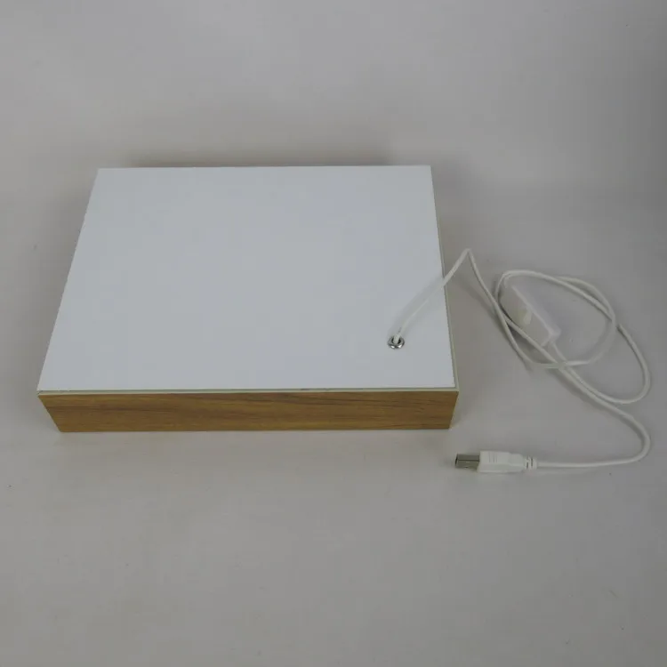 3D Художественная бумага лазерная резка светодиодный ночник Тень Коробка фоторамка