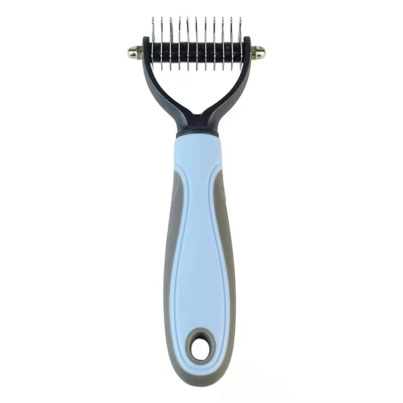 Wholesale Cat Hair Removal Double Sided Shedding Hair Comb Dog Comb Dog Hair Brush