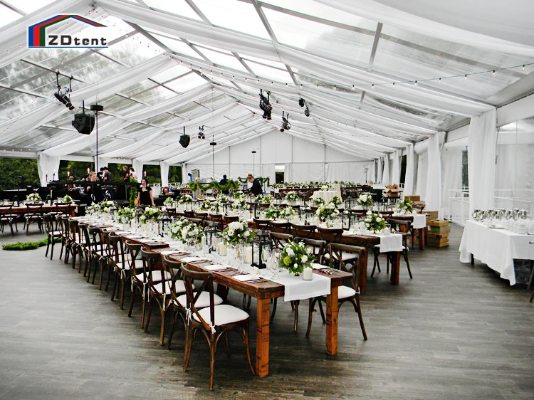 Transparent Marriage Party Outdoor Wedding Tent 20mx40m