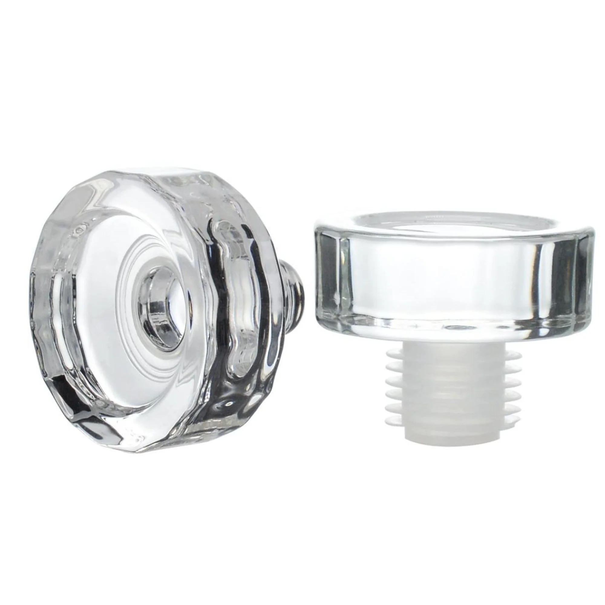 2024 New Product Hot Selling Customized Wholesale Glass Bottle Cap Luxury Crystal Glass Products