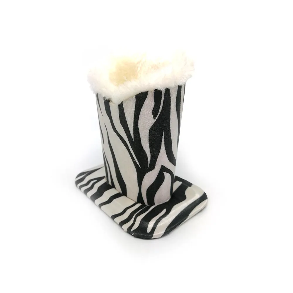 Animal Pattern PU Leather Decorative Sunglasses Eyeglasses Holder Stand