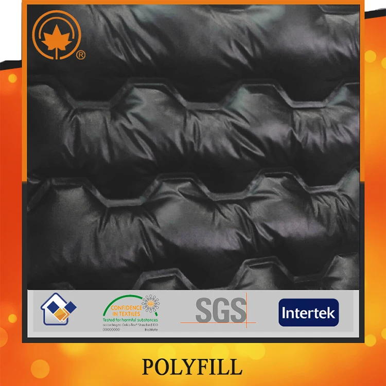 China Double Faced Quilted Fabric Breathable 100% Polyester Quilted Fabric