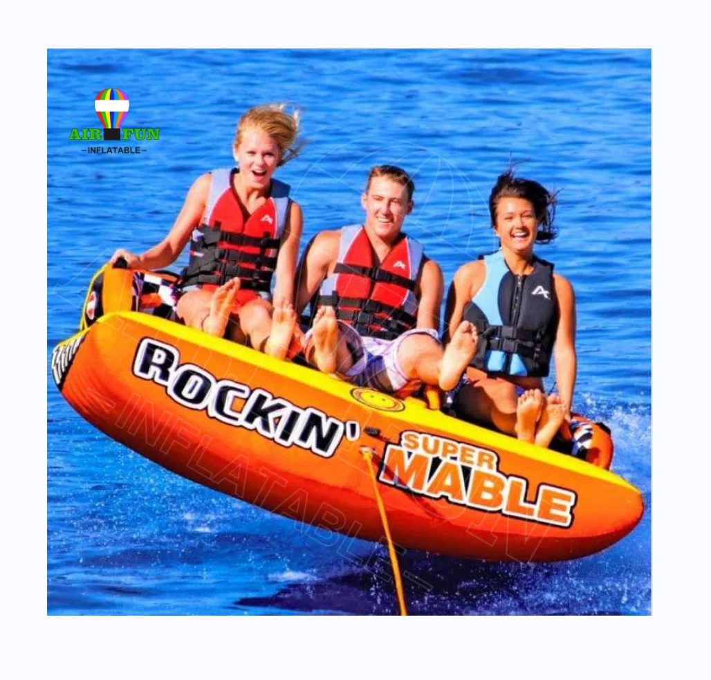 Airfun надувной аквапарк с буксируемой трубкой мотороллер скутер водные спортивные лодки и корабли