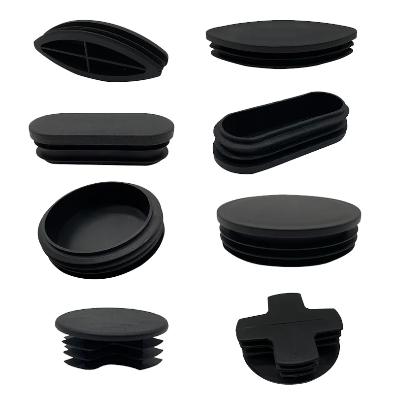 China supplier High quality production customized color shape size plastic pipe plugs oval plastic pipe plugs