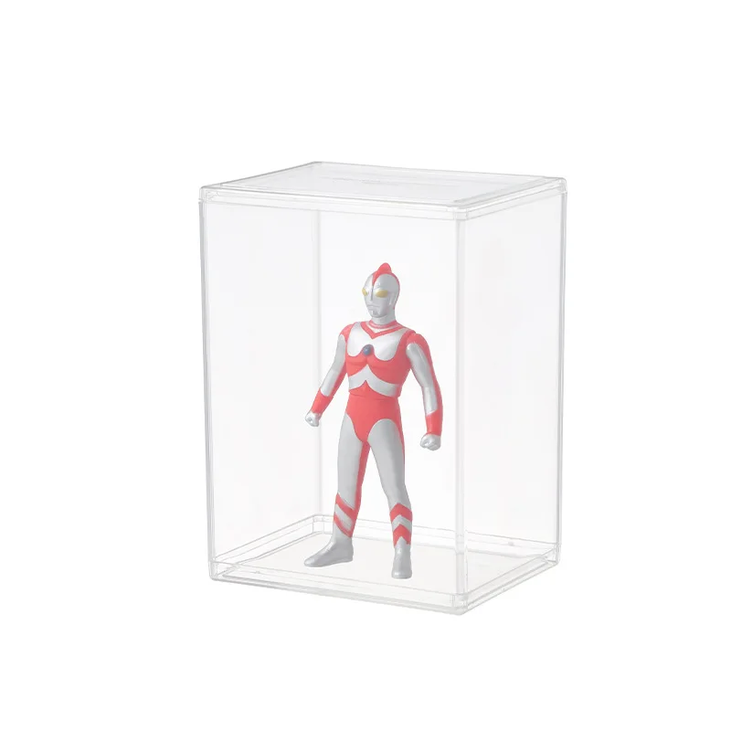 Dustproof Showcase Acrylic Cube for Funko Pops Protector with Lid Stackable for Funko Pop Display Case