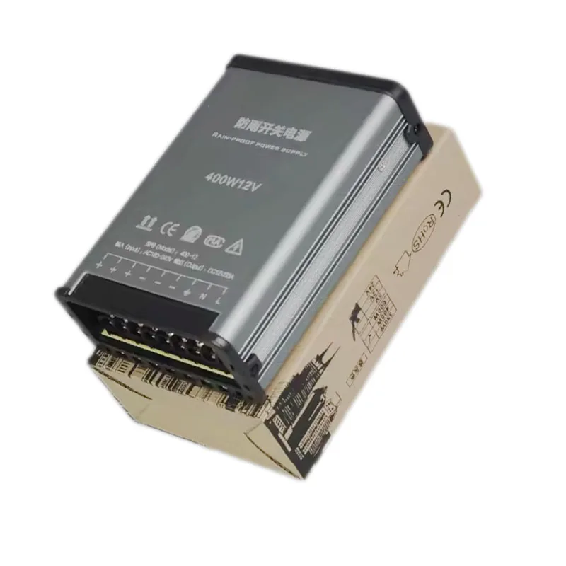 Outdoor rainproof power supply 12v 24v 400w LED switch power supply led adapter ac180v-240v