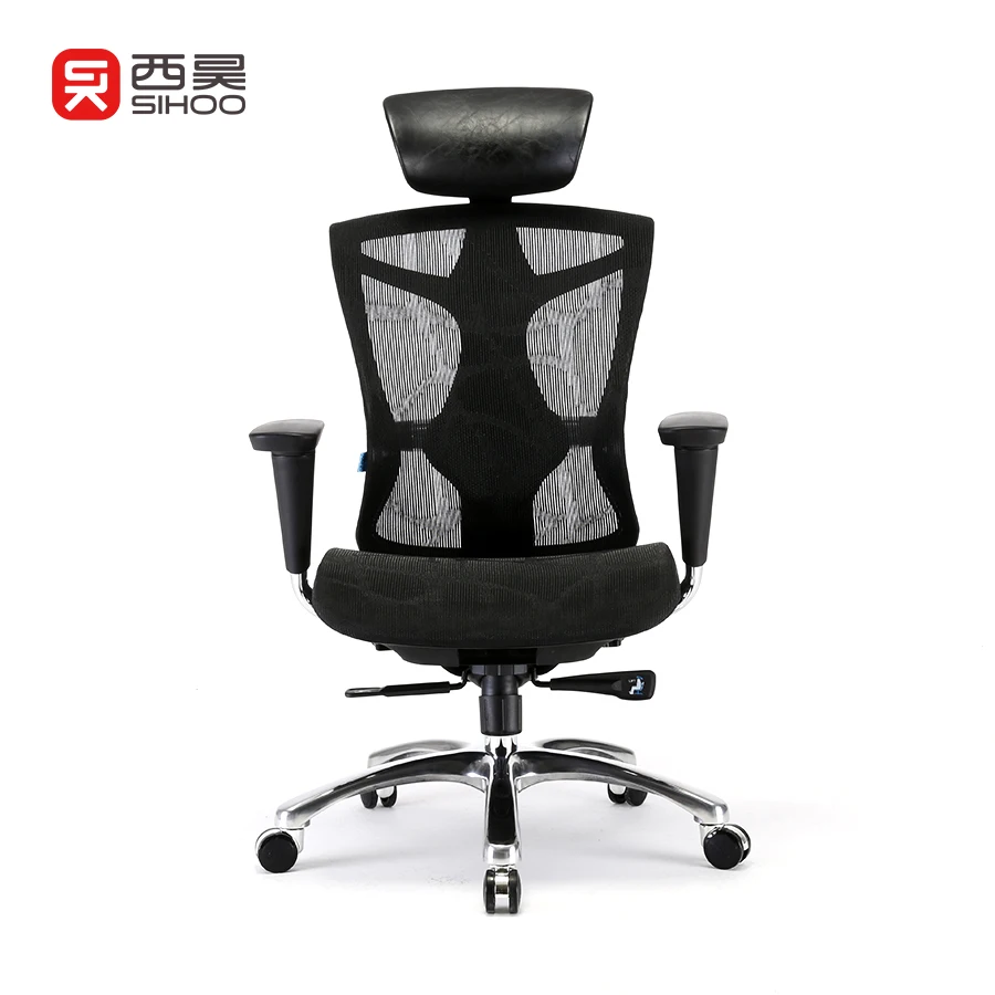 Free Sample SIHOO V1 Wholesale High Quality Modern Luxury Black Adjustable Executive Ergonomic Office Chairs