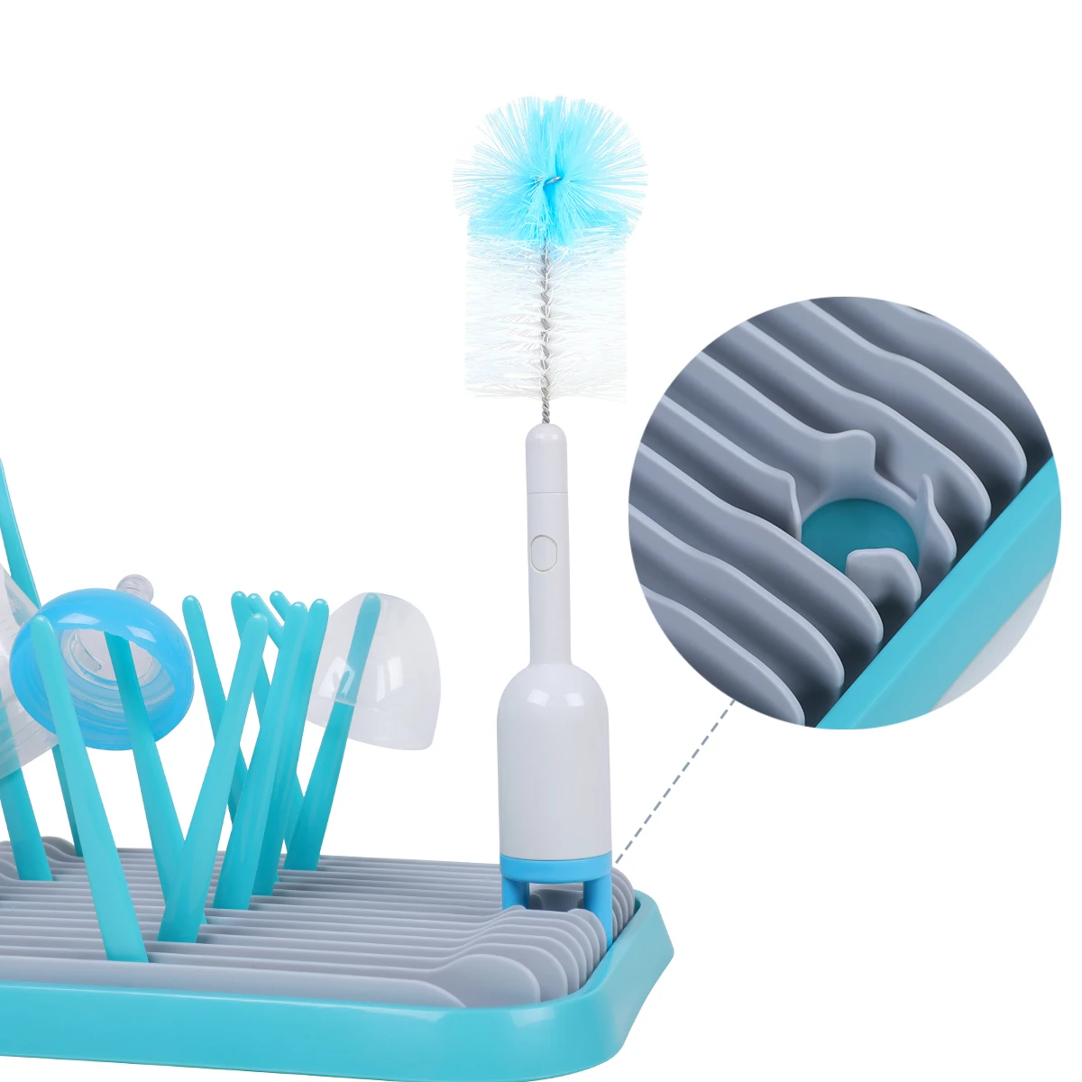 Safety Net Brackets Storage Holders Plastic Feeding Portable Bottle Drying Rack For Baby New Born Baby Products