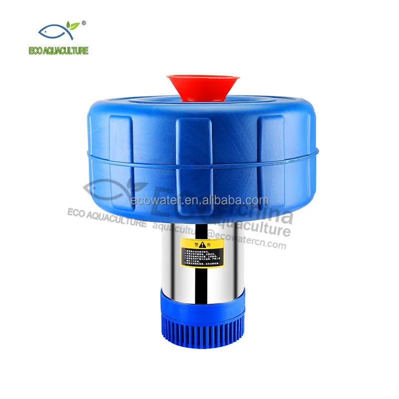 ECO floating solar fountain pump pond aerator aquaculture solar powered aerator system floating solar powered pond oxygenator
