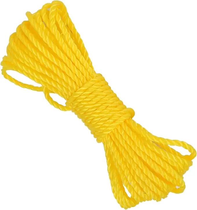 Wholesale factory price 3 strand twisted poly rope polyethylene rope PE rope