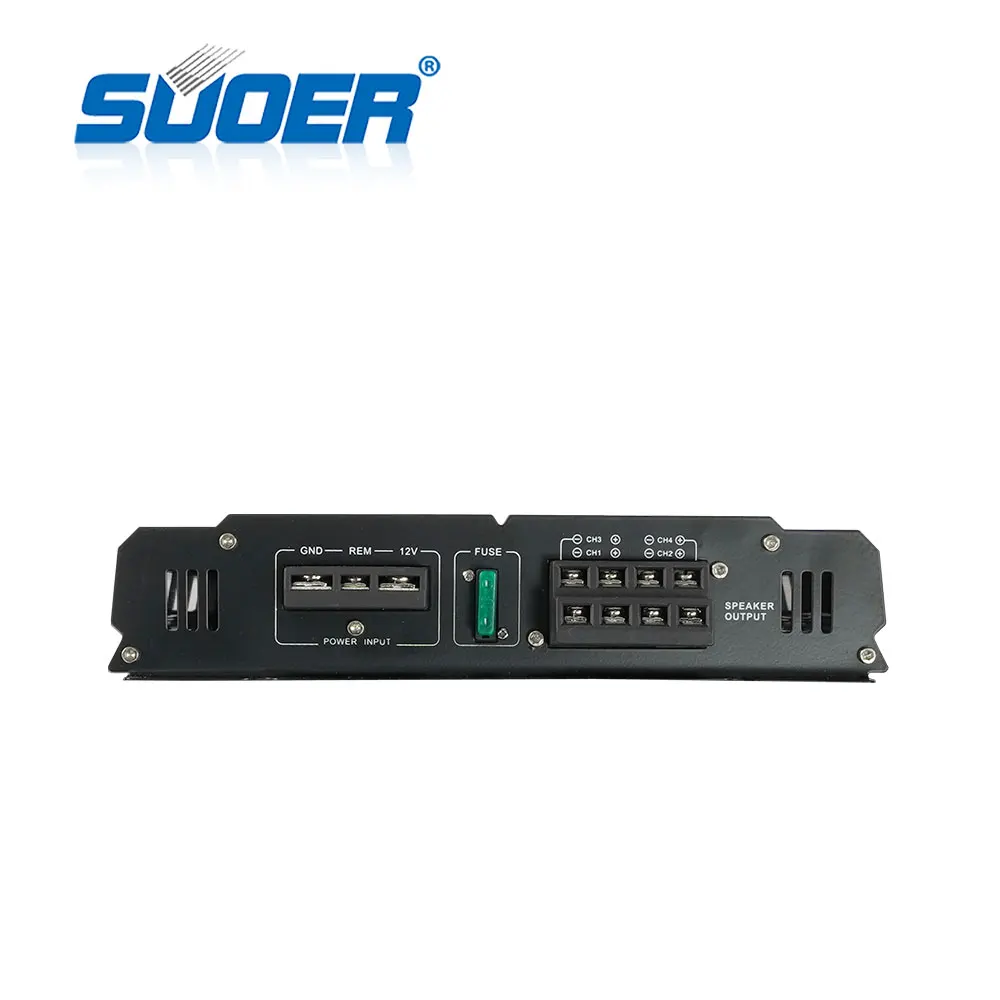 Suoer CA-440-B final sale price 4*40 watts in stock car sound amplificador de carro