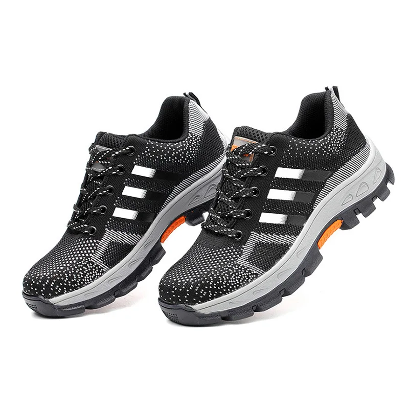 GOTAN 2022 Men Safety Shoes Outdoor Sport Walking Ankle Protective Footwear Steel Toe Work Shoes Non-slip