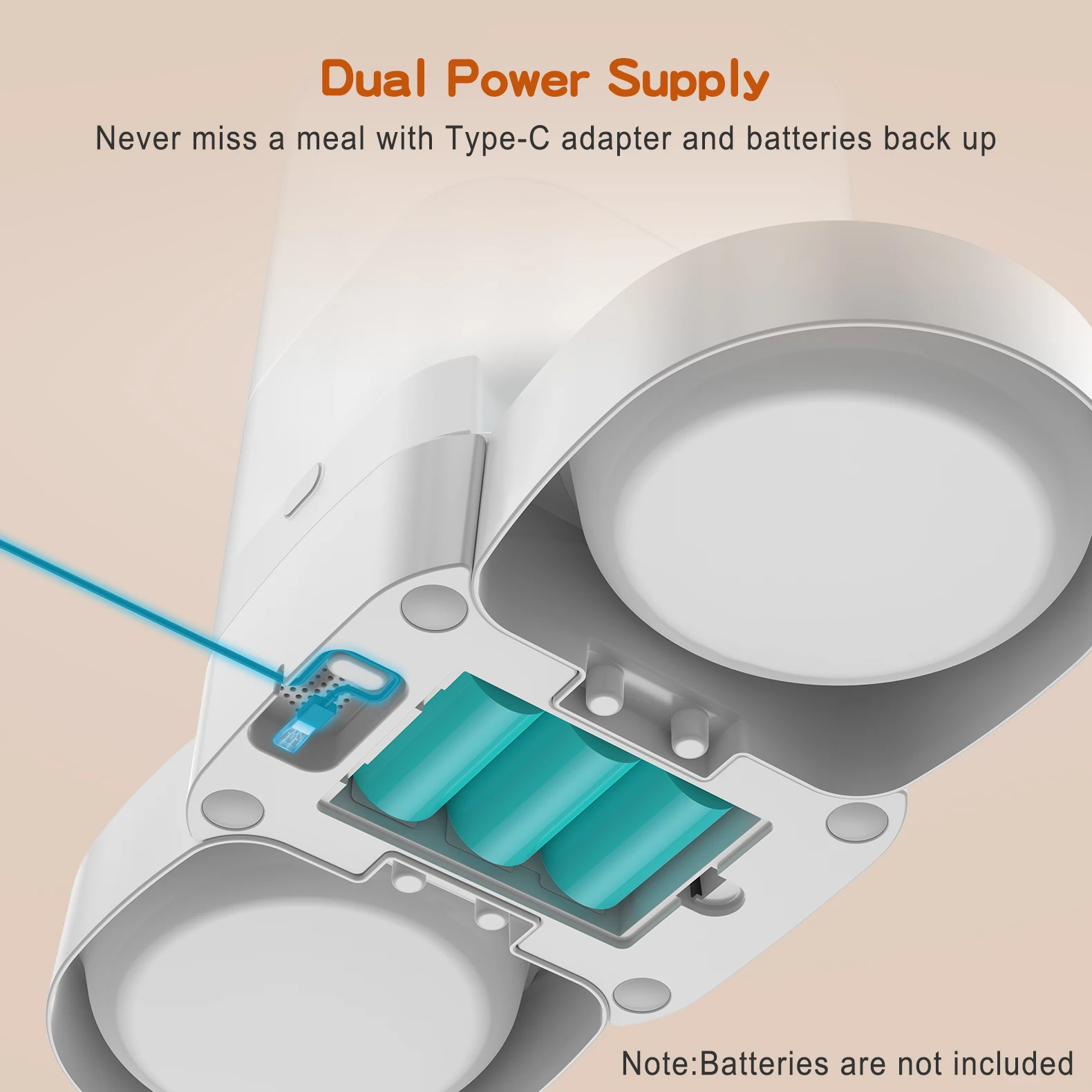 Diseno triple sellado Nuevos productos para mascotas Comedero automatico para gatos Ambos lados para 2 gatitos gatos pequenos