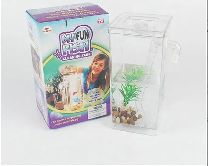 Small Fish Tank Goldfish Mini Automatic Filter Tank Water Change Function Fish Tank Aquarium Acrylic Aquarium