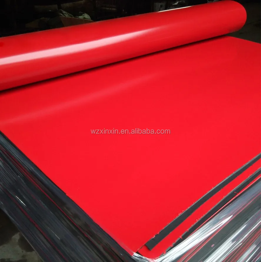 Shoe sole material rubber outsole sheet beige color and red color sheet for lady high heel shoes