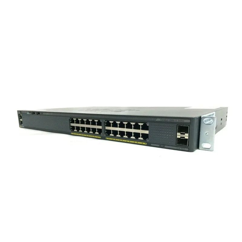 Ci sco оптом lyst 2960-x 24-портовый гигабитный Ethernet-коммутатор ws-c2960x-24ts-ll lan lite