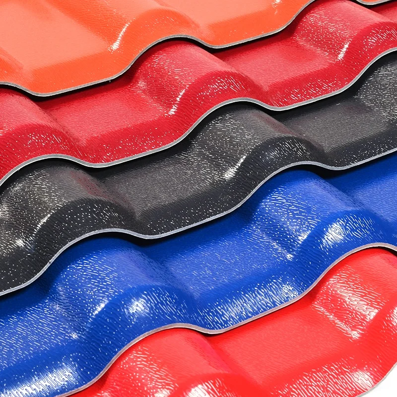 Modern Architecture Selection with new design- Stylish Resin Tiles, Aesthetics Meets Practicality roof sheet