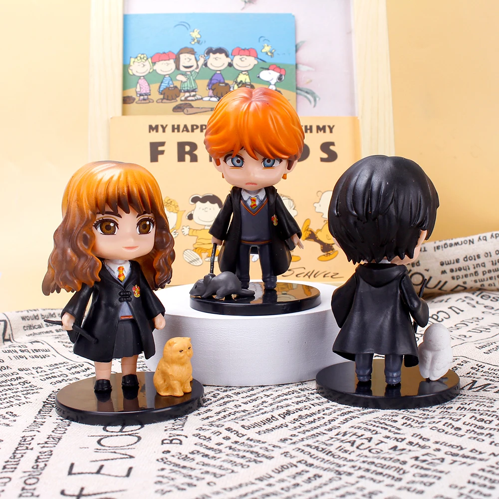 cake topper magic Academy six-piece set James exquisite handicraft