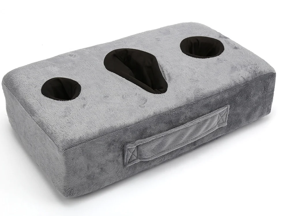 High quality multifunction prevent spills sofa cup holder cozy pillow cup drinks pillow