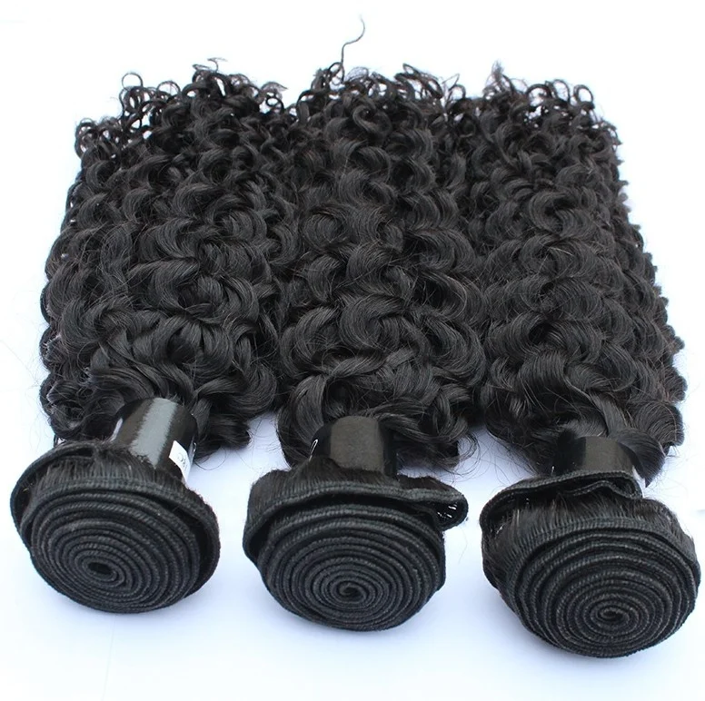 
Qingdao Hair Factory Best Quality Unprocessed 10a Mink Cuticle Aligned Brazilian Human Hair Curly Bundles Extension 