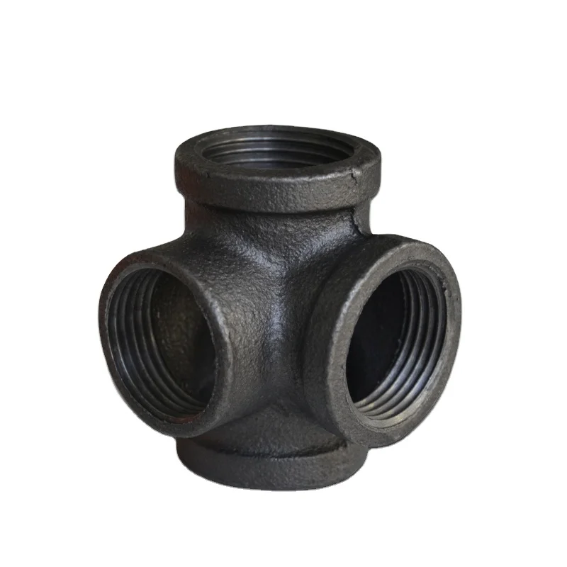 DSDST Natural black malleable cast iron metal pipe fittings 1/2 inch retro industrial home decor furniture Pipe fittings