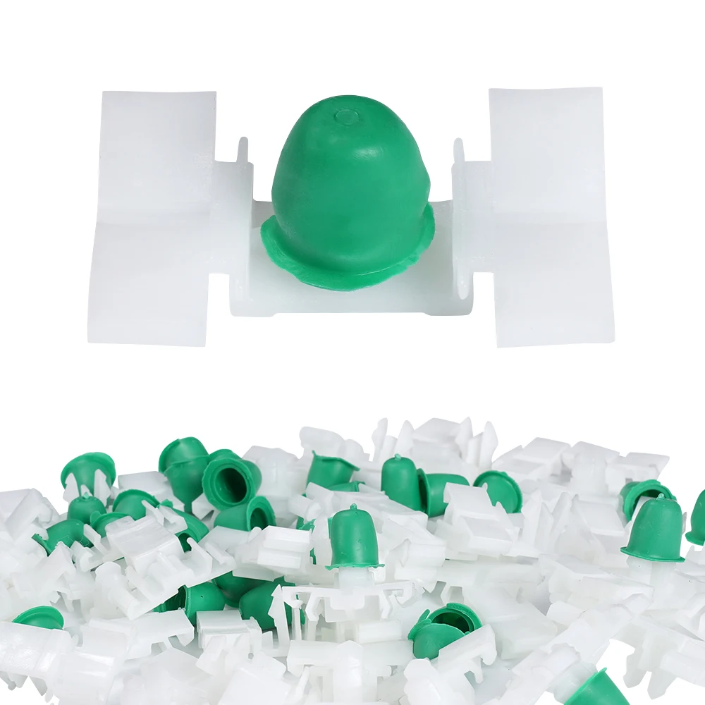 QGZ266 White And Green Auto Car Nylon New Universal Useful Plastic Car Auto Interior Door Trim Clips Fastener For BMW