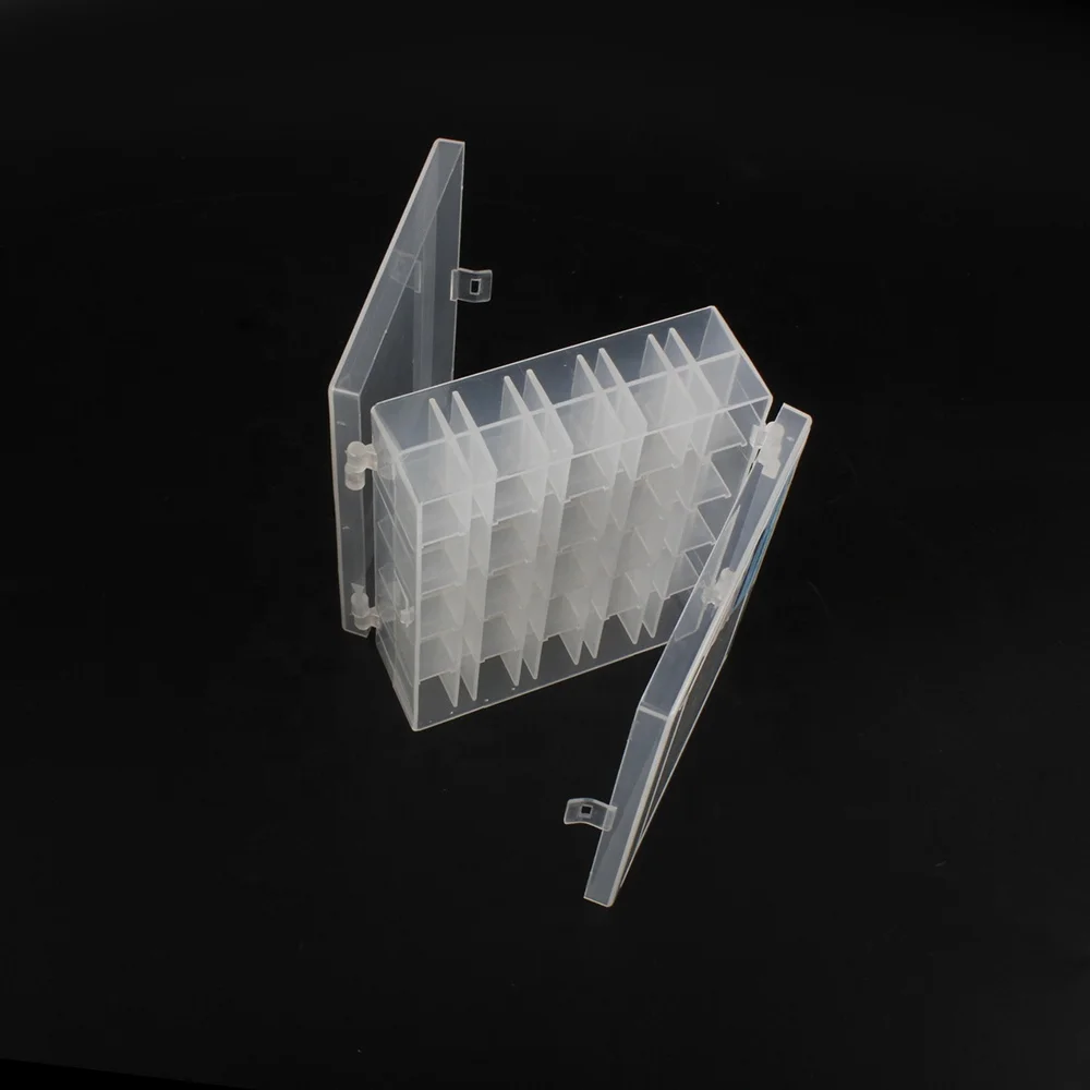 29590 Empty Double Sided Bobbin Storage Box bobbin not included Double side Storage box