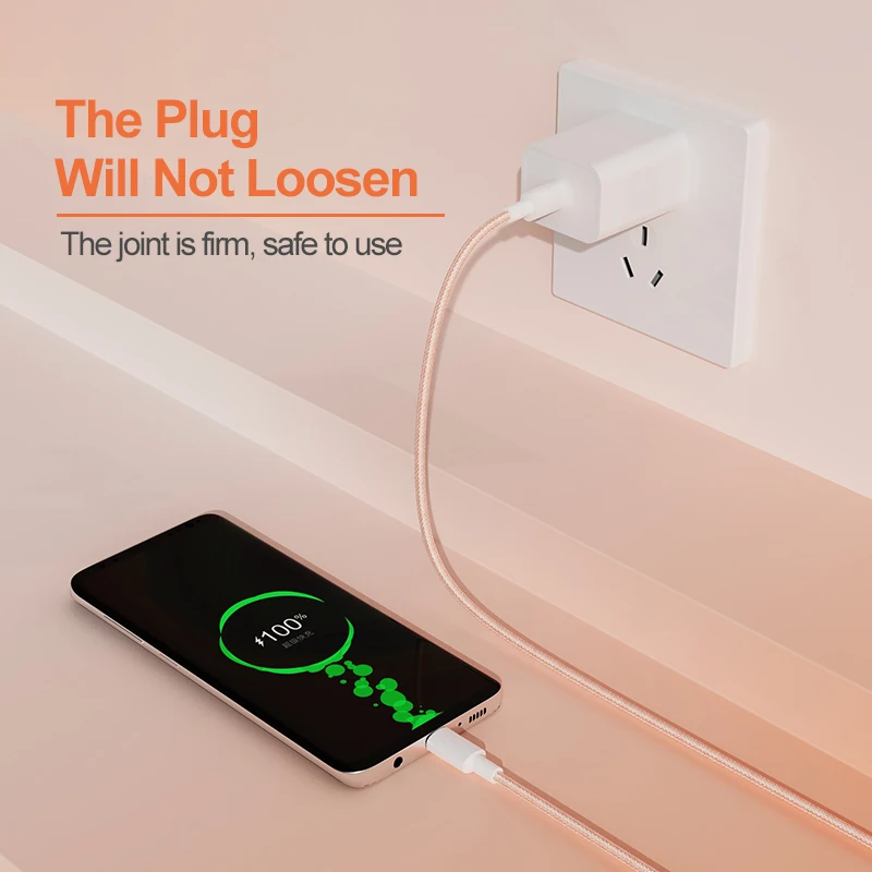 2022 new products 60W PD USB-C to USB C cable nylon braided fast Charging cable type c data cable for huawei for macbook