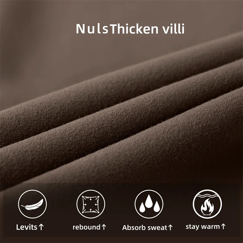 New trend wholesale fall and winter warm not heavy outer layer windproof lining thermostatic high elastic yoga pants