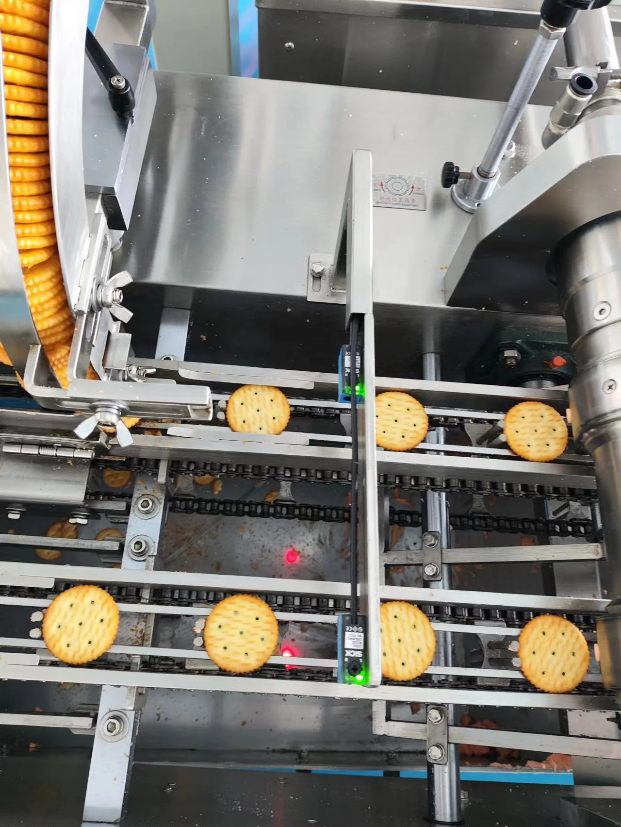 Double line small sandwich biscuit production machine cookies making machine Guangdong China popular in Pakistan factory price