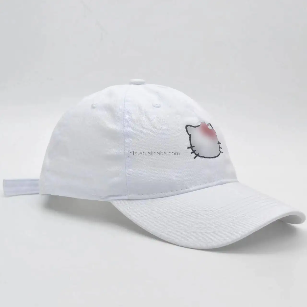 J&H 2023 hot sale denim embroidery hats snapback baseball cap women and men trucker hats fashion ripped sports tops