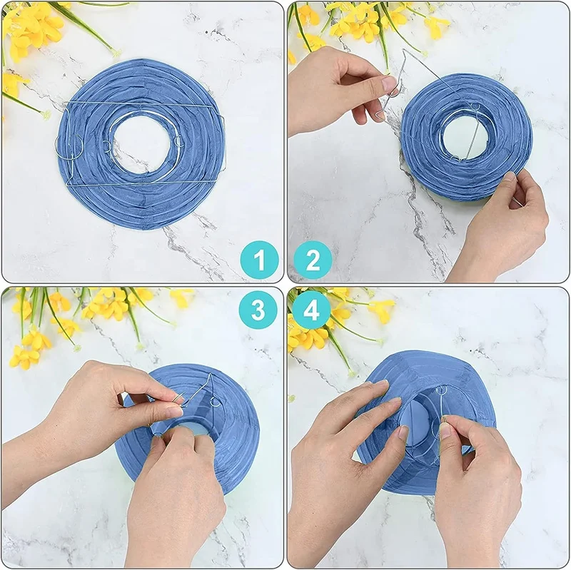 Colorful Chinese Round Lantern Decorative Lampshades Hanging Decorations paper lanterns for hanging for Party, Garden, Parties