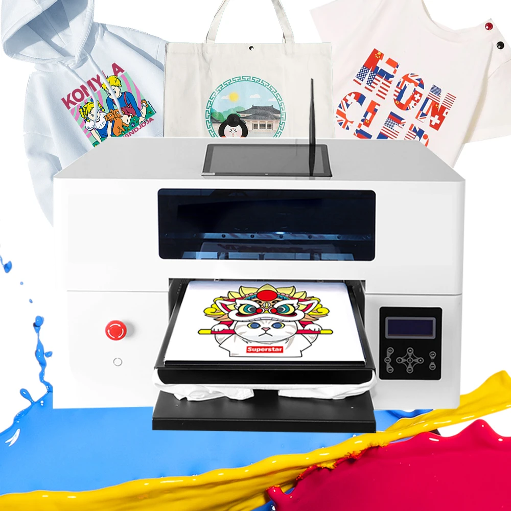 Heyme Professional Manufacturer dtg impresora Inkjet Mobile Smart T-shirt Printer