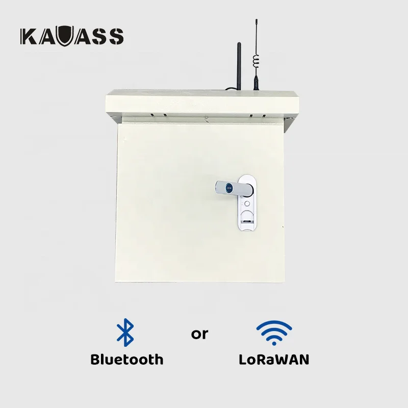 smart WiFi Blue tooth LoRa parking locker for parking system